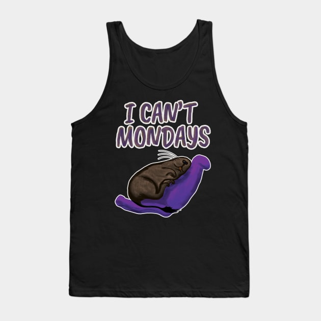 Degu - I can't mondays Tank Top by Mystical_Illusion